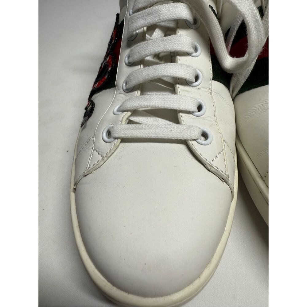 Gucci Ace Embroidered Snake Sneakers Size 42 EU/ 9 US Men’s 10,5 Women’s - Picture 4 of 16